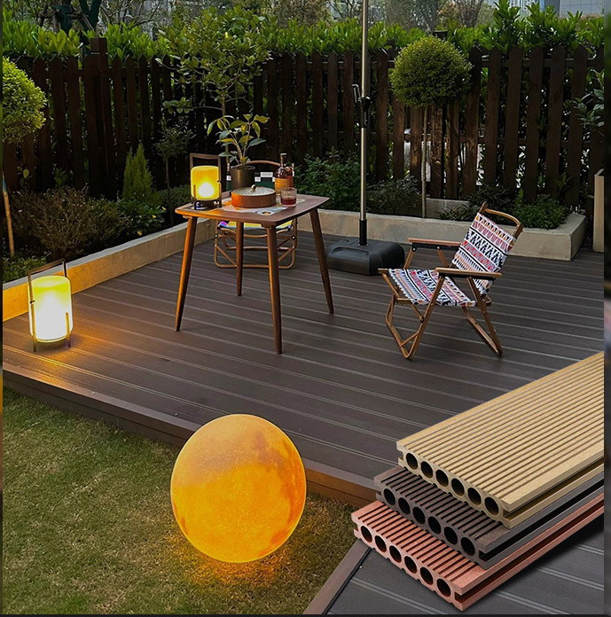 KW108 Outdoor terrace moisture-proof and anti-corrosion wood plastic flooring