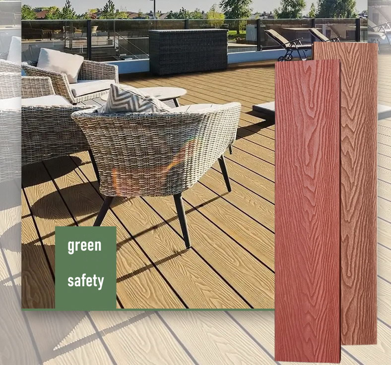 KW105 Outdoor swimming pool waterproof and mildew proof wood plastic flooring